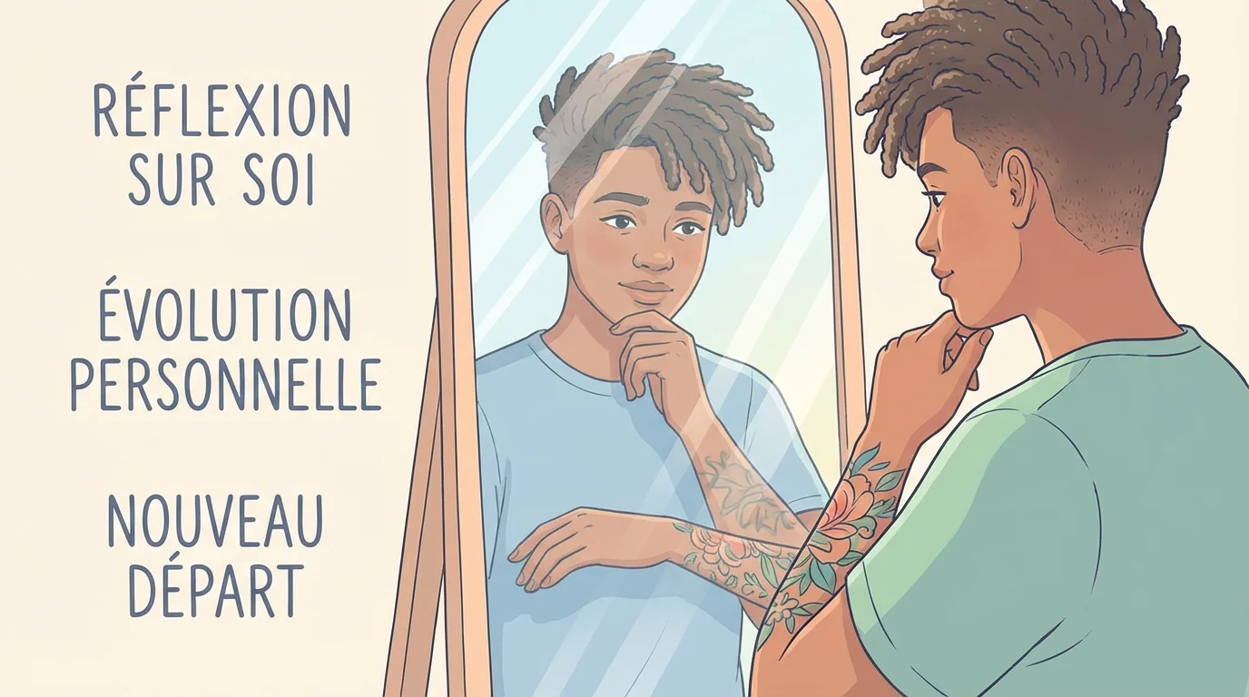 Personne réfléchissant à recouvrir un ancien tatouage fané sur son bras