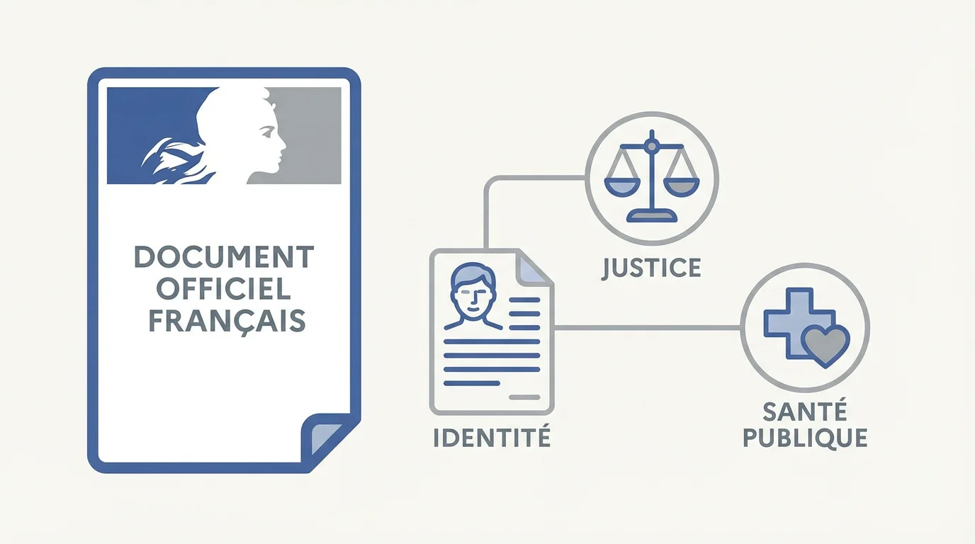 Illustration des textes de loi encadrant le tatouage au visage en France